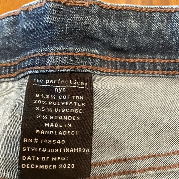 NYC Men’s Perfect Jean Slim Fit 34x34 - Picture 3 of 5